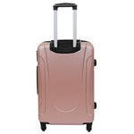 Hard Shell Four Wheel Expandable Luggage Digit Lock Sega Rose Gold Medium 3