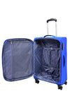 Four Wheel Lightweight Soft Suitcase Luggage TSA Lock HL22 Blue medium-3