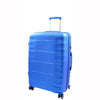 8 Wheeled Expandable ABS Luggage Miyazaki Blue
