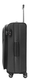Four Wheel Suitcase Luggage Soft Casing TSA Lock Neptune Black 6