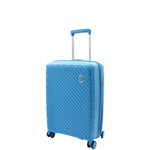 Cabin Size Suitcase Hard Shell Wheeled Luggage TOURER Blue 1