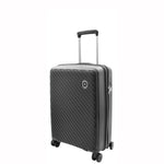 Cabin Size Suitcase Hard Shell Wheeled Luggage TOURER Black 1