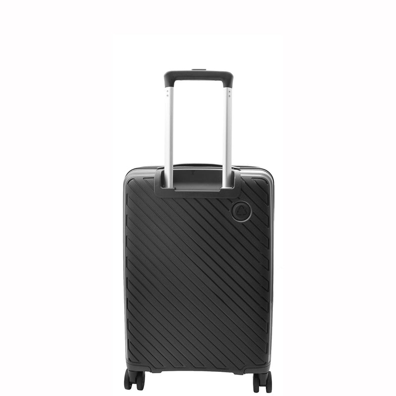 Cabin Size Suitcase Hard Shell Wheeled Luggage TOURER Black 4
