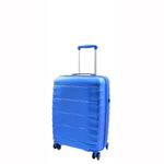8 Wheeled Expandable ABS Luggage Miyazaki Blue