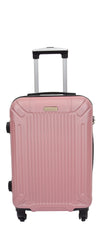 Cabin Size Hard Shell Four Wheel Lightweight Hand Luggage Sonic Rose Gold