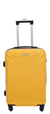 Cabin Size Hard Shell Four Wheel Lightweight Hand Luggage Sonic Yellow
