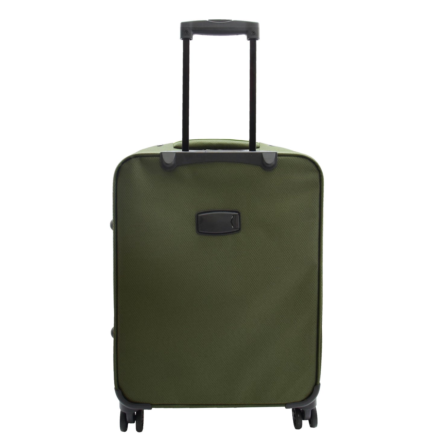 Four Wheel Suitcases Lightweight Soft Expandable Luggage Cosmic Green