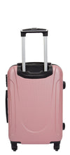 Cabin Size Hard Shell Four Wheel Lightweight Hand Luggage Sonic Rose Gold