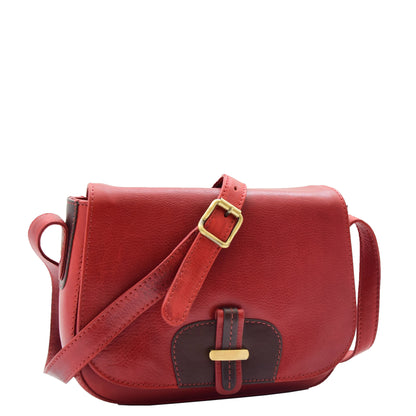 Copy of Womens Real Leather Cross Body Shoulder Bag Saint Lucia Bordeaux 5