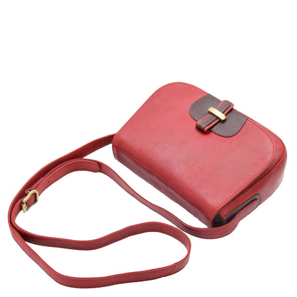 Copy of Womens Real Leather Cross Body Shoulder Bag Saint Lucia Bordeaux 6