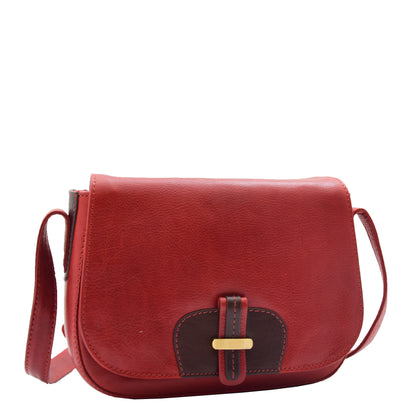 Copy of Womens Real Leather Cross Body Shoulder Bag Saint Lucia Bordeaux 7