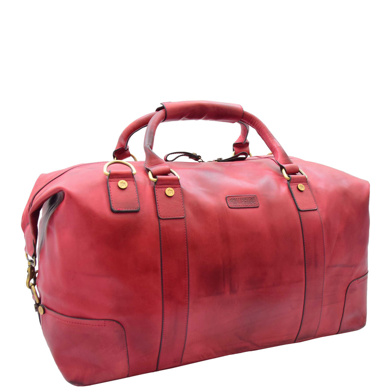 Classic Two Tone Weekend Bag Savoy Red 8