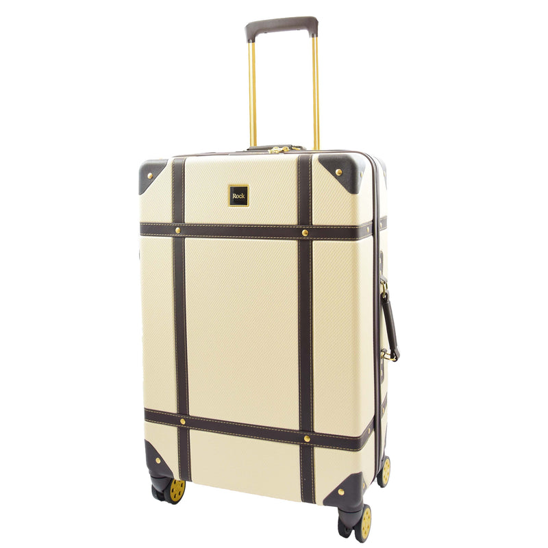 8 Wheel Spinner Travel Luggage’s London Cream