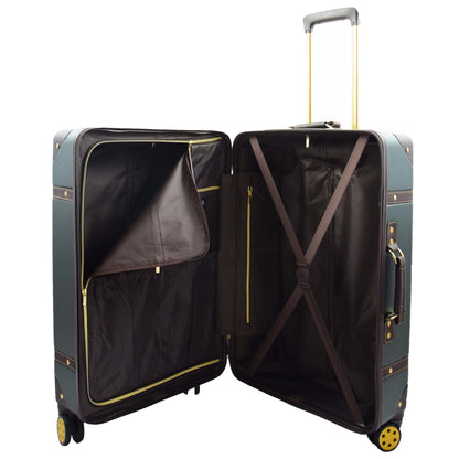 8 Wheel Spinner Travel Luggage’s London Emerald