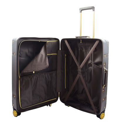 8 Wheel Spinner Travel Luggage’s London Black