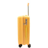 Four Wheel Suitcases Expandable Solid Hard Shell PP Luggage Travel Bags Horizon Yellow