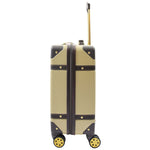 8 Wheel Spinner Travel Luggage’s London Gold