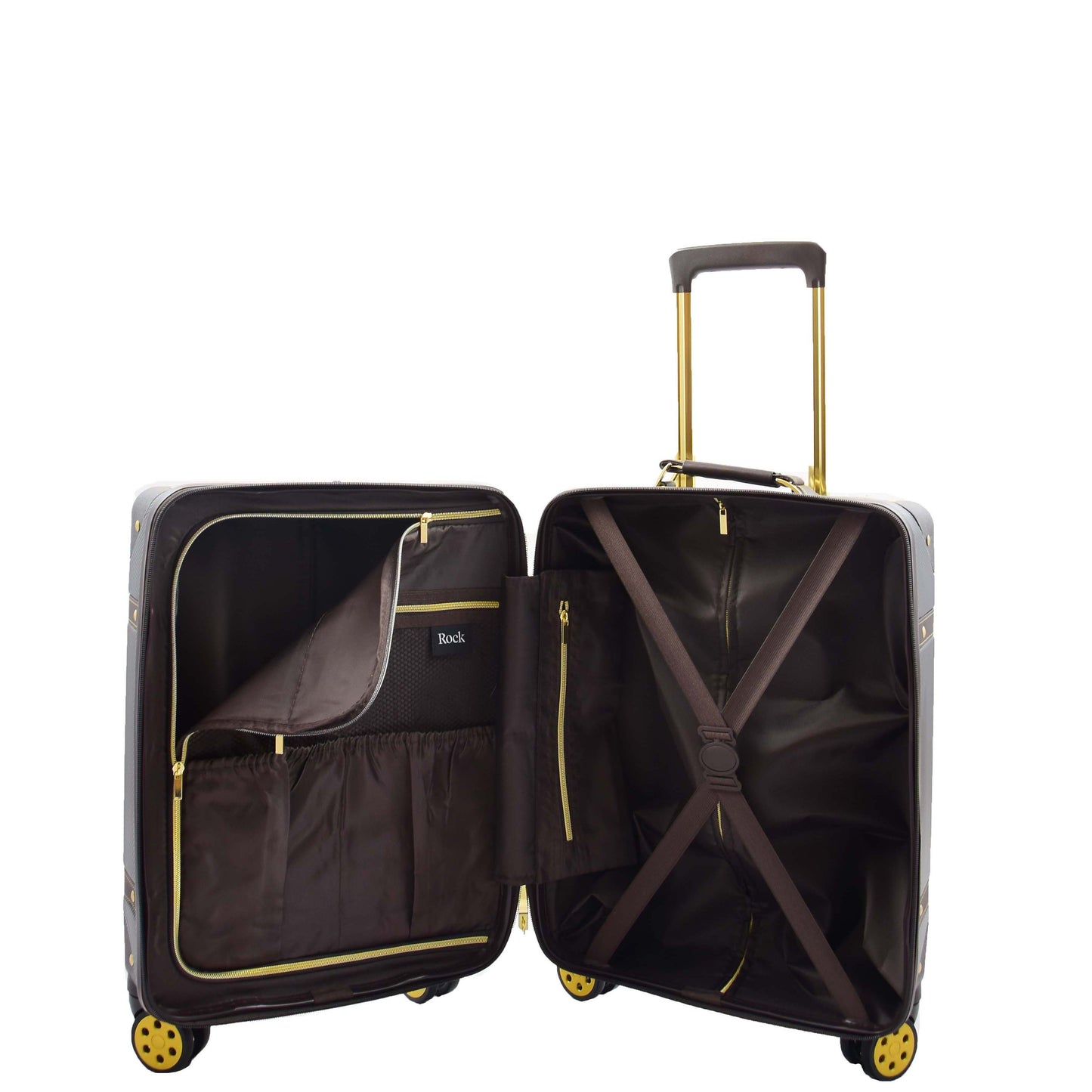 8 Wheel Spinner Travel Luggage’s London Black