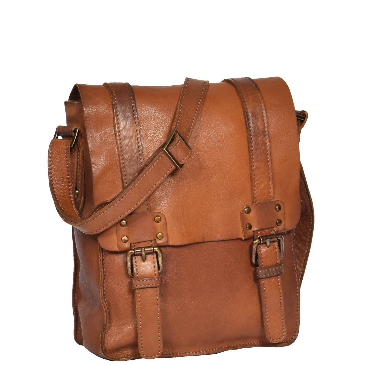 mens leather flight bag