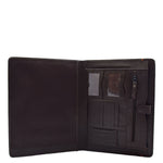 Real Leather Note Pad Portfolio Case Ebury Brown 1