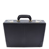 Faux Leather Briefcase Classic Traditional Attaché Corbett Black 3