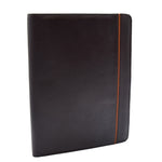 Real Leather Note Pad Portfolio Case Ebury Brown